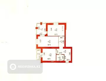 87 м², 2-комнатная квартира, этаж 2 из 9, 87 м², изображение - 0