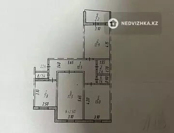 69 м², 3-комнатная квартира, этаж 2 из 9, 69 м², изображение - 11