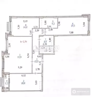 110 м², 3-комнатная квартира, этаж 8 из 9, 110 м², изображение - 16