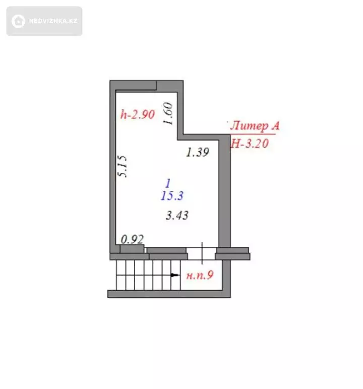 15 м², Помещение, этаж 1 из 18, 15 м², изображение - 1