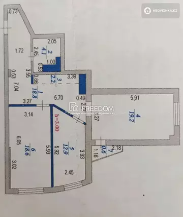 76 м², 3-комнатная квартира, этаж 17 из 24, 76 м², изображение - 6