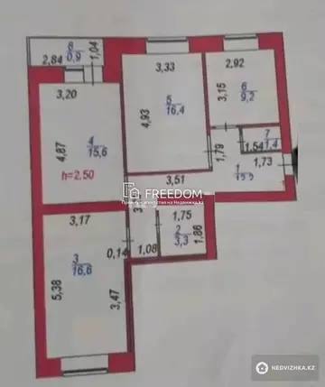 78 м², 3-комнатная квартира, этаж 9 из 10, 78 м², изображение - 27