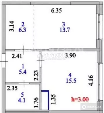 45 м², 2-комнатная квартира, этаж 7 из 12, 45 м², изображение - 9