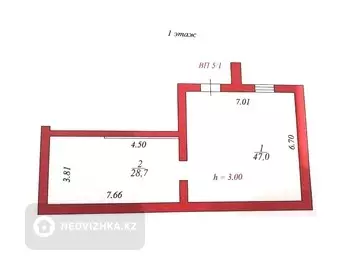 76 м², Общепит в в жилом доме, этаж 1 из 13, 76 м², на длительный срок, изображение - 2