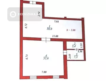 121 м², Офисное помещение, этаж 1 из 13, в жилом доме, 121 м², на длительный срок, изображение - 2