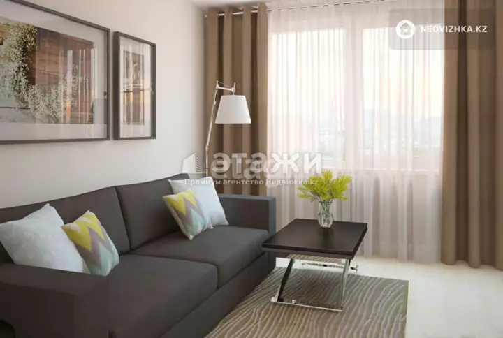 46 м², 2-комнатная квартира, этаж 7 из 7, 46 м², изображение - 1
