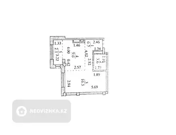 39 м², 1-комнатная квартира, этаж 2 из 6, 39 м², изображение - 0