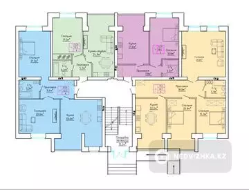 52 м², 1-комнатная квартира, этаж 5 из 5, 52 м², изображение - 3