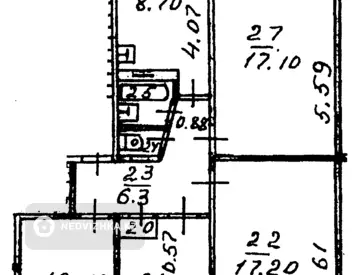 73.1 м², 4-комнатная квартира, этаж 2 из 4, 73 м², изображение - 23