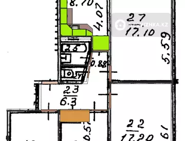 73.1 м², 4-комнатная квартира, этаж 2 из 4, 73 м², изображение - 24