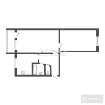 45 м², 2-комнатная квартира, этаж 3 из 5, 45 м², изображение - 21