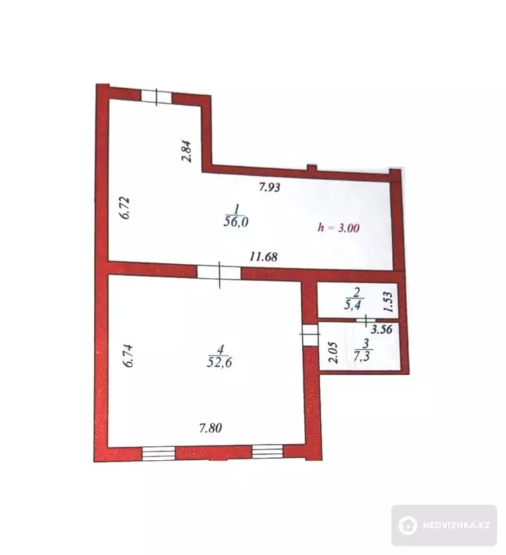 121 м², Офисное помещение, этаж 1 из 13, в жилом доме, 121 м², изображение - 1