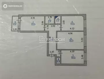 67 м², 3-комнатная квартира, этаж 2 из 5, 67 м², изображение - 7