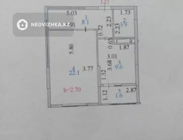 46 м², 1-комнатная квартира, этаж 6 из 12, 46 м², изображение - 11