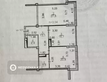 88.4 м², 2-комнатная квартира, этаж 17 из 18, 88 м², изображение - 15