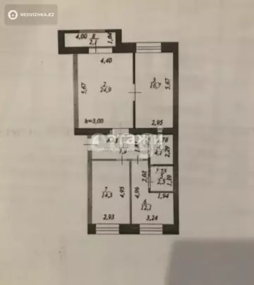 86 м², 3-комнатная квартира, этаж 1 из 12, 86 м², изображение - 2