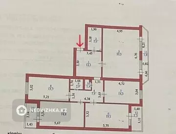 4-комнатная квартира, этаж 7 из 12, 136 м²