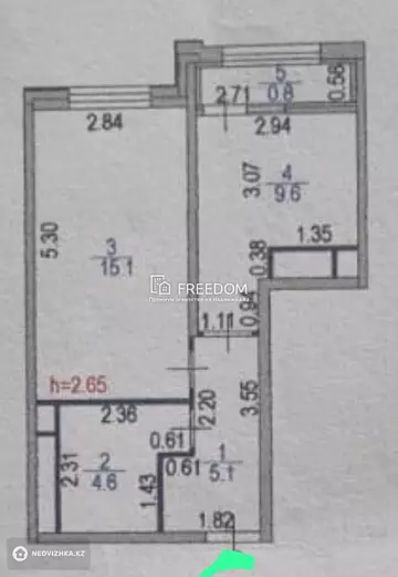 36 м², 1-комнатная квартира, этаж 5 из 12, 36 м², изображение - 12