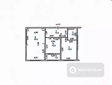 73 м², 2-комнатная квартира, этаж 13 из 16, 73 м², изображение - 34
