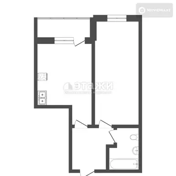 43 м², 2-комнатная квартира, этаж 5 из 14, 43 м², изображение - 3