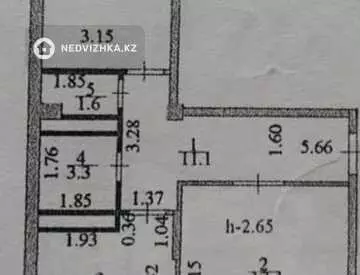 62 м², 2-комнатная квартира, этаж 5 из 9, 62 м², изображение - 12