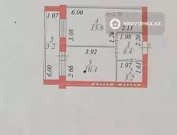 37 м², 2-комнатная квартира, этаж 8 из 9, 37 м², изображение - 21