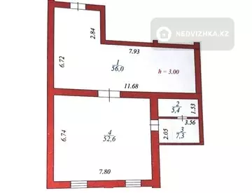 Торговое помещение, этаж 1 из 11, 76 м²