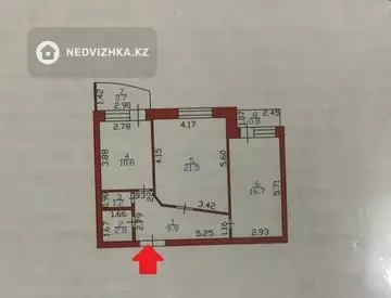 65 м², 2-комнатная квартира, этаж 4 из 10, 65 м², изображение - 0