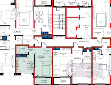 40.65 м², 1-комнатная квартира, этаж 4 из 20, 41 м², изображение - 0