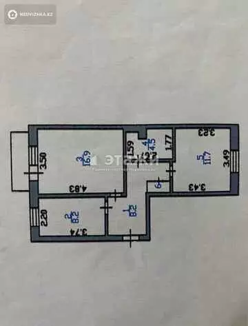 50 м², 2-комнатная квартира, этаж 2 из 5, 50 м², изображение - 9