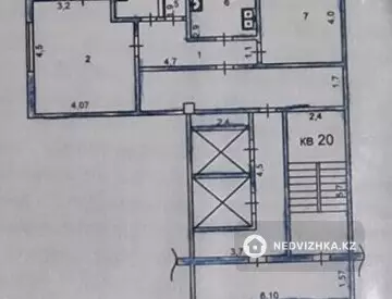 2-комнатная квартира, этаж 8 из 12, 52 м²