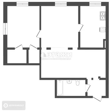 49 м², 2-комнатная квартира, этаж 5 из 10, 49 м², изображение - 22