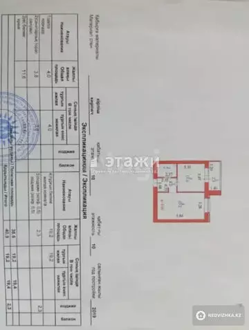 40.9 м², 1-комнатная квартира, этаж 10 из 10, 41 м², изображение - 7