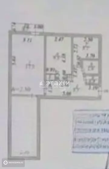 59 м², 3-комнатная квартира, этаж 4 из 5, 59 м², изображение - 11