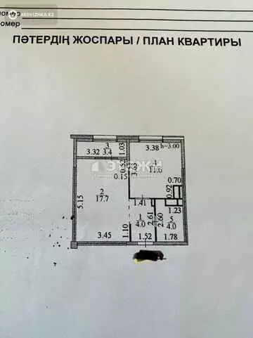 41 м², 1-комнатная квартира, этаж 7 из 8, 41 м², изображение - 17