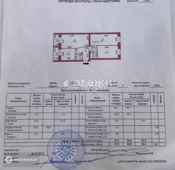 87.5 м², 3-комнатная квартира, этаж 2 из 7, 88 м², изображение - 13