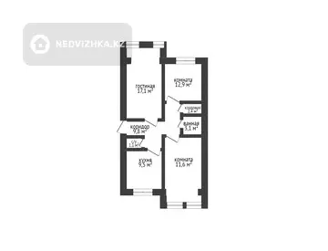 67.2 м², 3-комнатная квартира, этаж 3 из 5, 67 м², изображение - 13