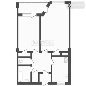 51 м², 2-комнатная квартира, этаж 3 из 7, 51 м², изображение - 6