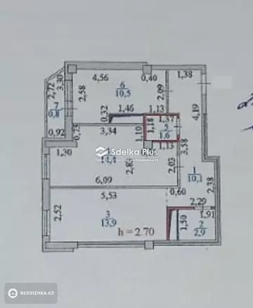 55 м², 2-комнатная квартира, этаж 2 из 11, 55 м², изображение - 0