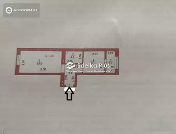 38 м², 1-комнатная квартира, этаж 4 из 9, 38 м², изображение - 5