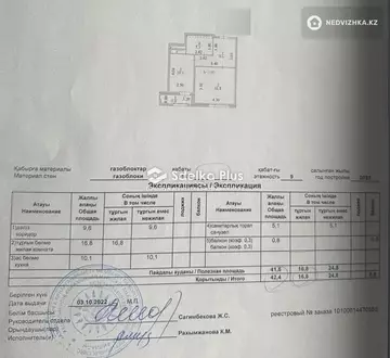 42.4 м², 1-комнатная квартира, этаж 7 из 9, 42 м², изображение - 4