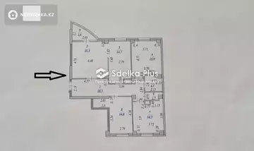 107 м², 4-комнатная квартира, этаж 9 из 14, 107 м², изображение - 12