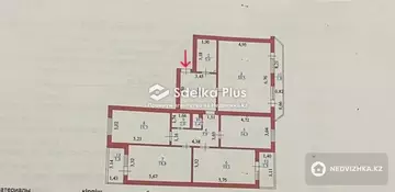 138 м², 4-комнатная квартира, этаж 7 из 12, 138 м², изображение - 4