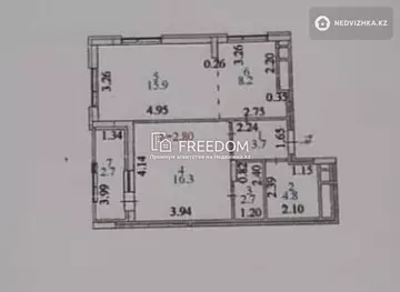 55 м², 2-комнатная квартира, этаж 6 из 8, 55 м², изображение - 7