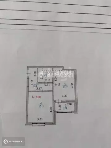 1-комнатная квартира, этаж 12 из 16, 41 м²