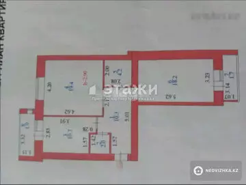 68.4 м², 2-комнатная квартира, этаж 4 из 9, 68 м², изображение - 8