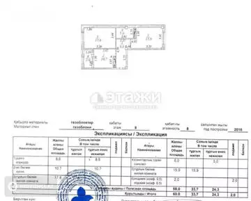 60 м², 2-комнатная квартира, этаж 8 из 8, 60 м², изображение - 8