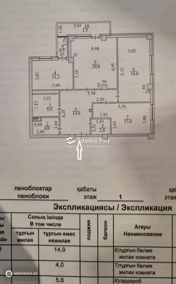 94 м², 3-комнатная квартира, этаж 1 из 9, 94 м², изображение - 8