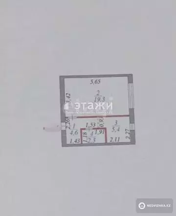 31.6 м², 1-комнатная квартира, этаж 1 из 5, 32 м², изображение - 9