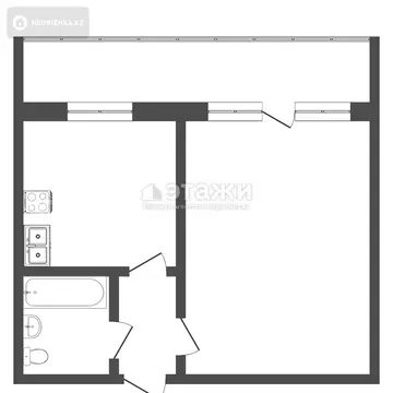 45 м², 1-комнатная квартира, этаж 7 из 10, 45 м², изображение - 10